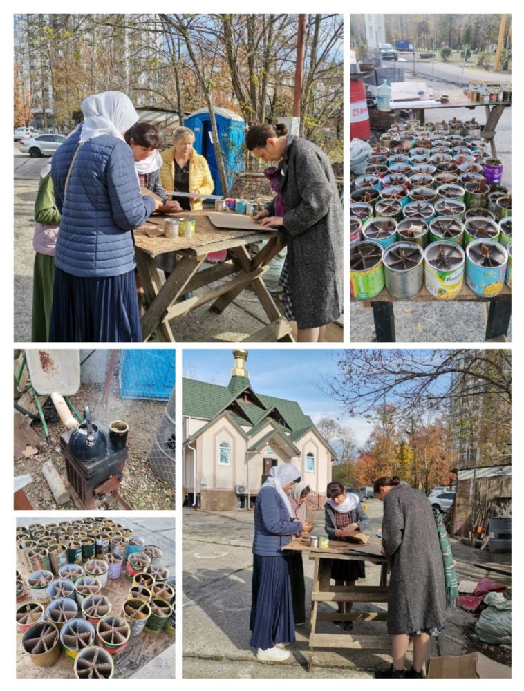 Производство окопных свечей